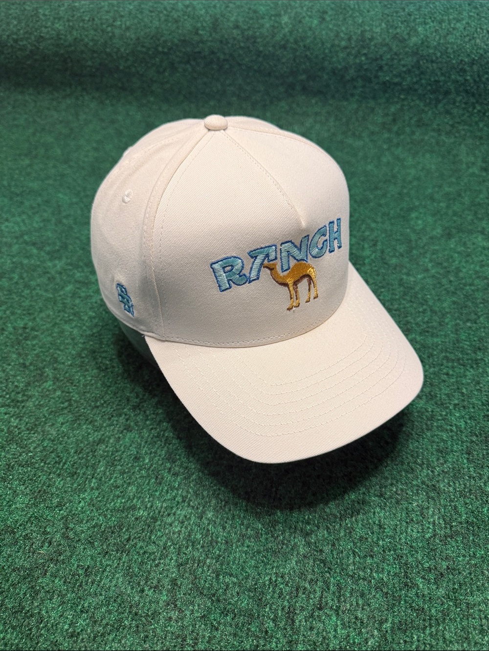 *RARE* Stevenson Ranch Brand SnapBack Hat / Camel Logo & Camel Style Font (NWOT)